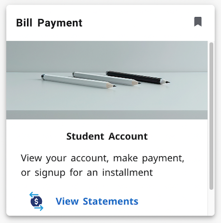 Bill Payment card