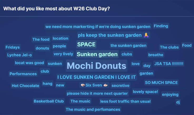 W26 Club Day feedback 1