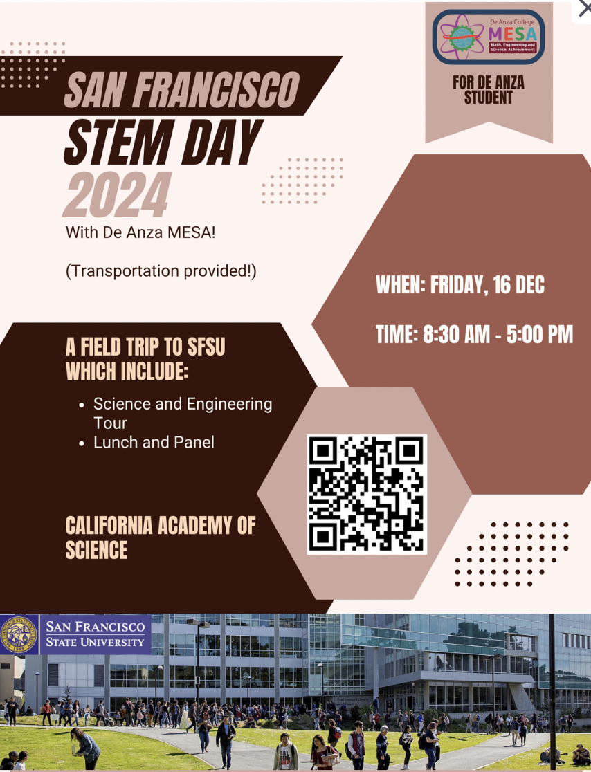 flyer for field trip to san francisco (STEM Day)