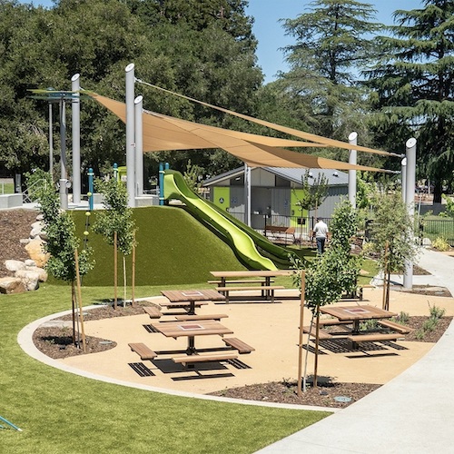 slide and playground tables